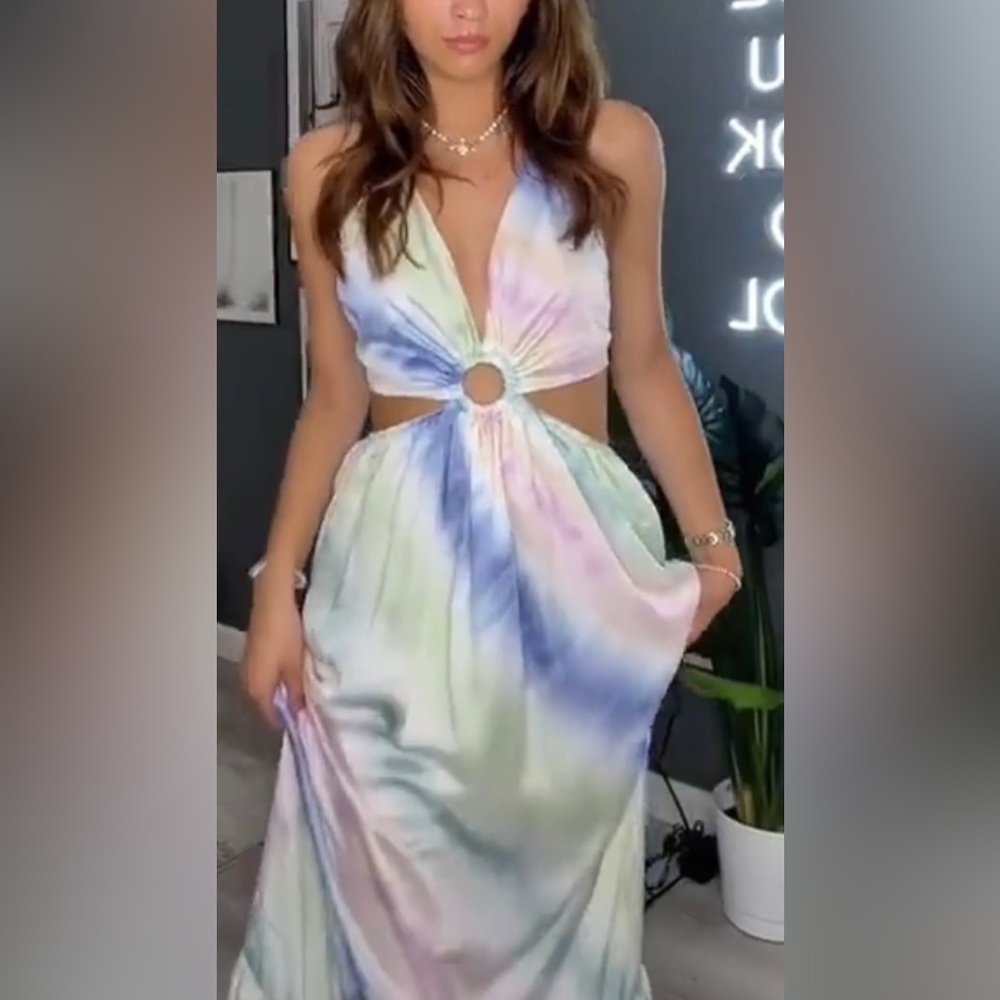 Maxi Tie Die Dress